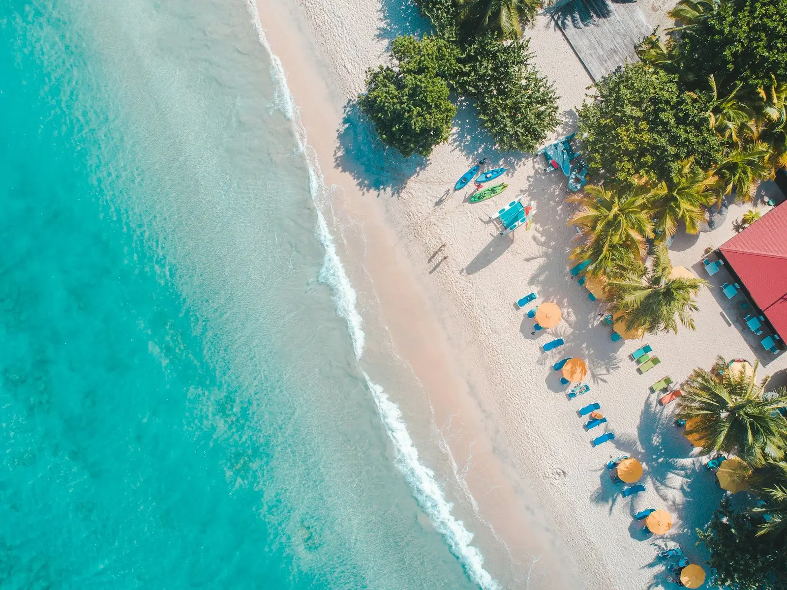 Beach Bar, Grand Anse Beach | Grenada, Caribbean jigsaw puzzle