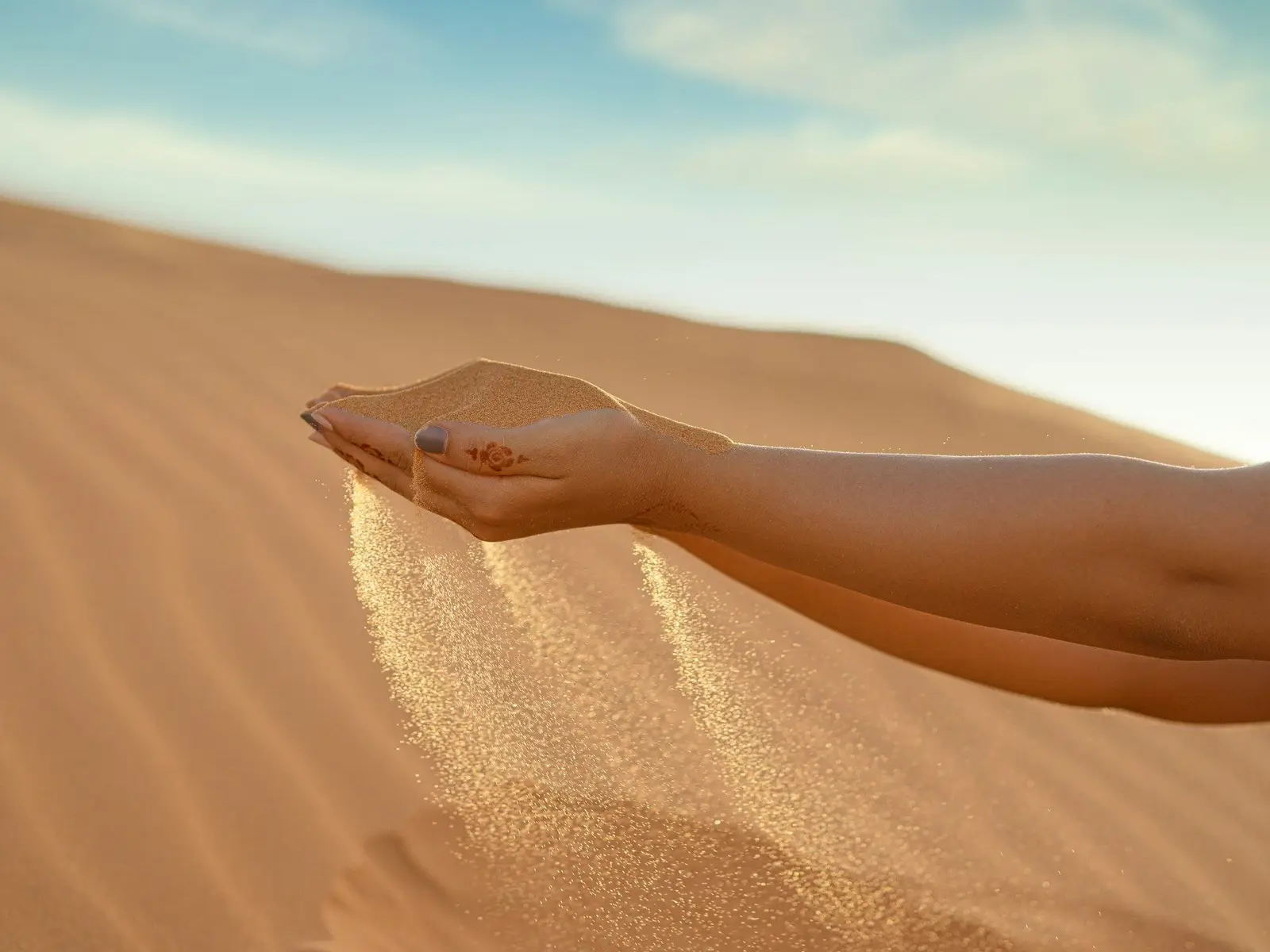 person in brown sand during daytime jigsaw puzzle