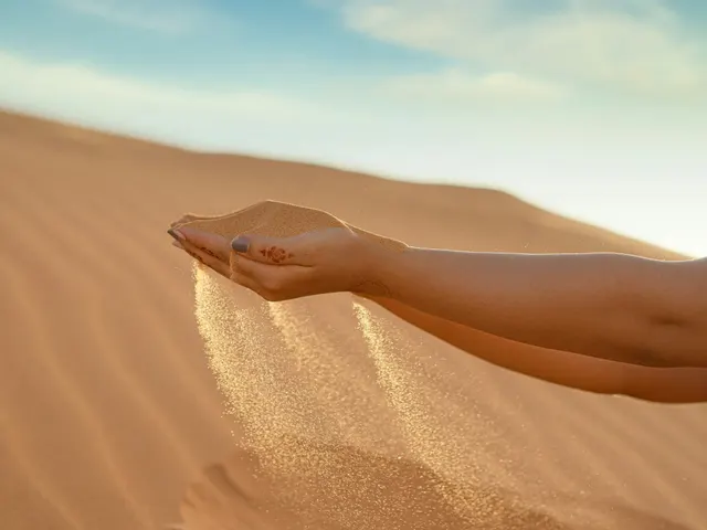 person in brown sand during daytime jigsaw puzzle