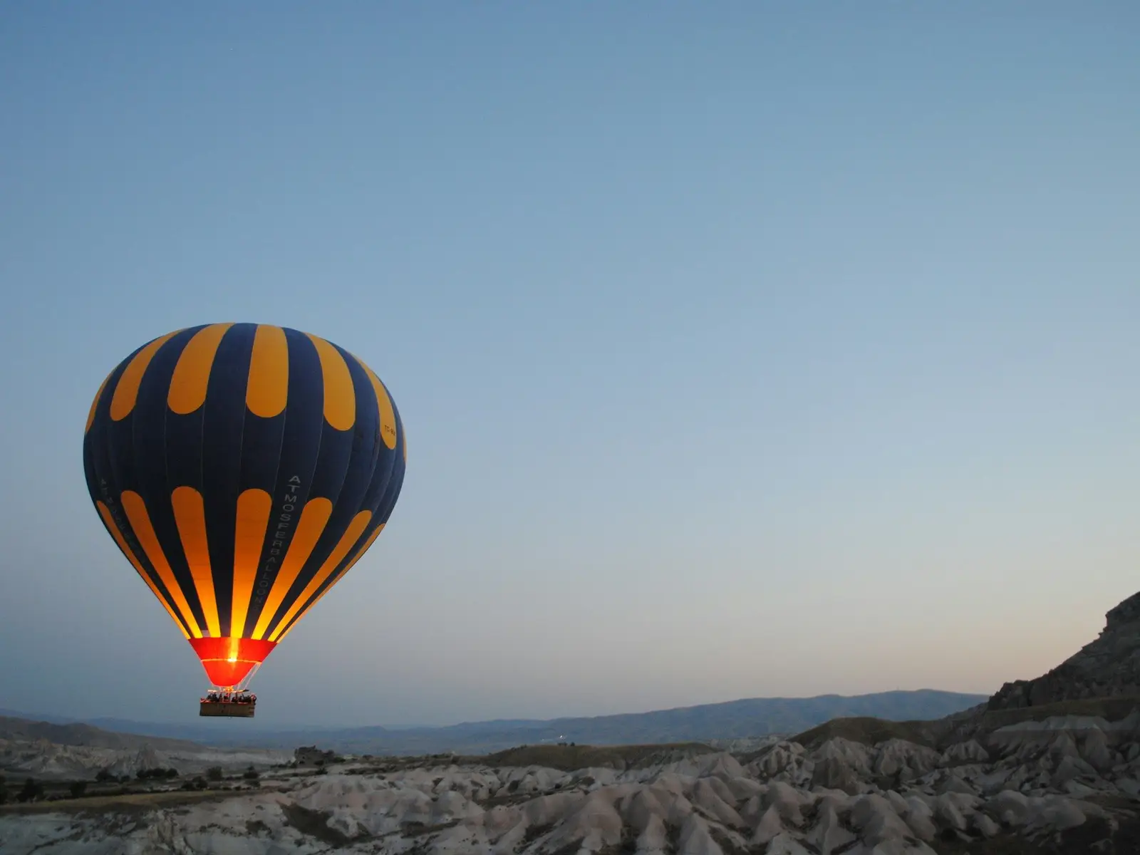 Hot Air Balloon At Dusk jigsaw puzzle