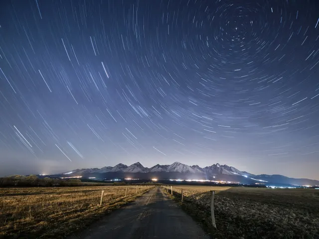 time lapse photo of stars jigsaw puzzle