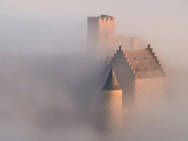 The famous Bourscheid castle in the north of Luxembourg jigsaw puzzle