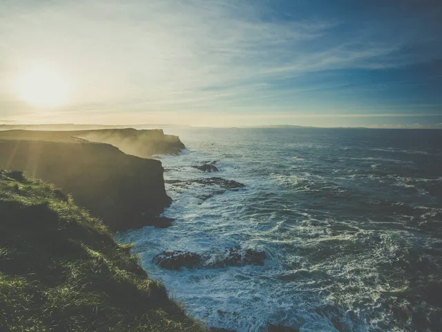 Ocean meets cliff jigsaw puzzle