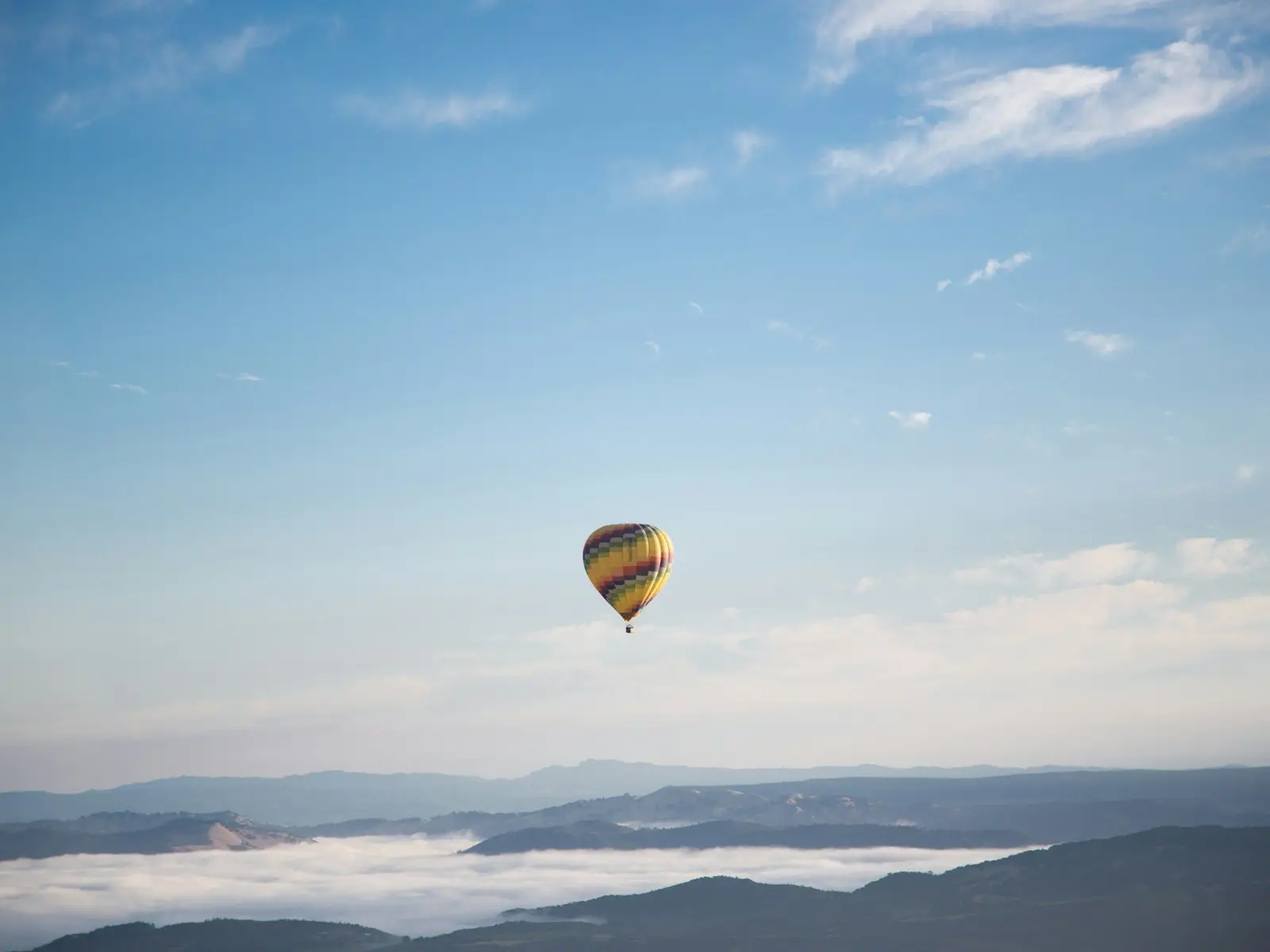 Hot Air Balloon In The Sky jigsaw puzzle