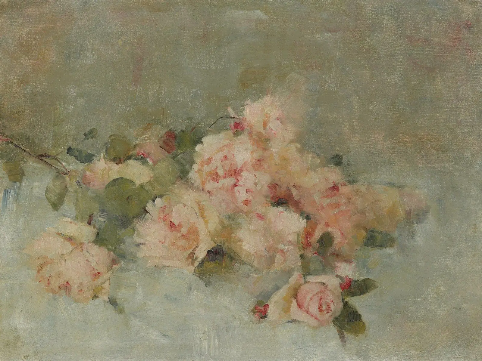 Roses, circa 1895, Dunedin, by Grace Joel. Purchased 2006 with Ellen Eames Collection funds. Te Papa (2006-0007-2) jigsaw puzzle