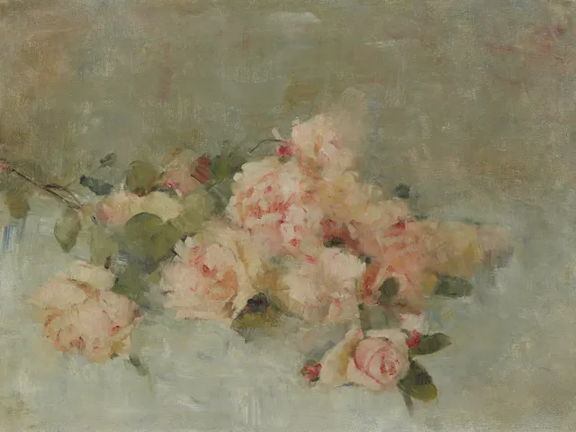 Roses, circa 1895, Dunedin, by Grace Joel. Purchased 2006 with Ellen Eames Collection funds. Te Papa (2006-0007-2) jigsaw puzzle