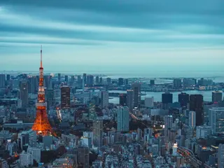 The best place to take a photo of the Tokyo Tower is at the viewing deck of Mori jigsaw puzzle